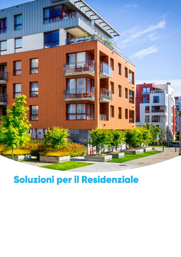 Scarica il pdf della brochure Soluzioni per il residenziale con i sistemi Aliaxis Italia