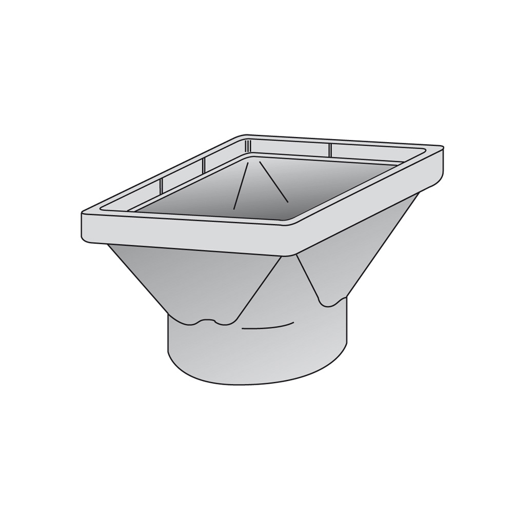 RACCORQUADRO/TONDO DM 160/110