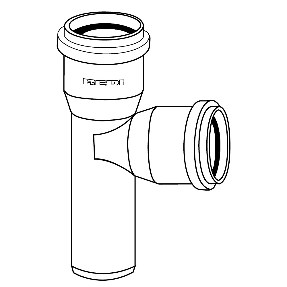 DERIVAZIONE 87°HT+O-RING - DIM 82