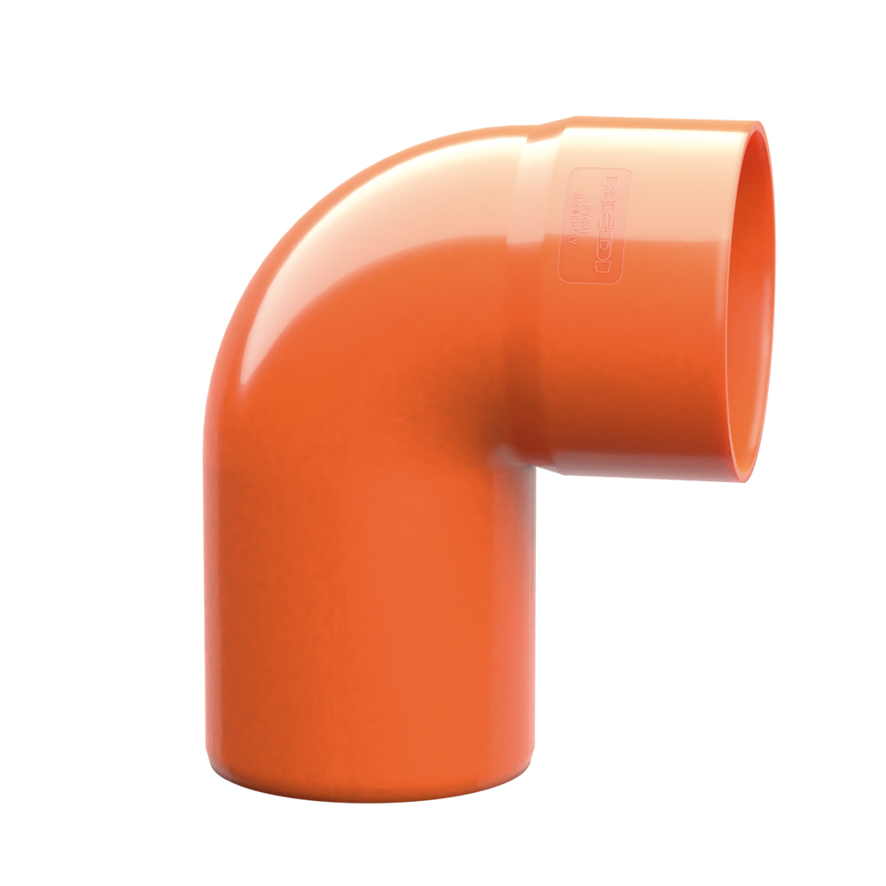 CURVA TECNICA 87° ARANCIO - DIM 40/32