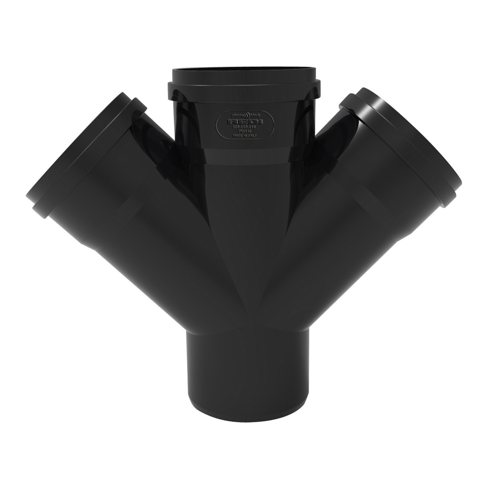 DERIVAZIONE PHONOBLACK doppia DIM 110 - 45°