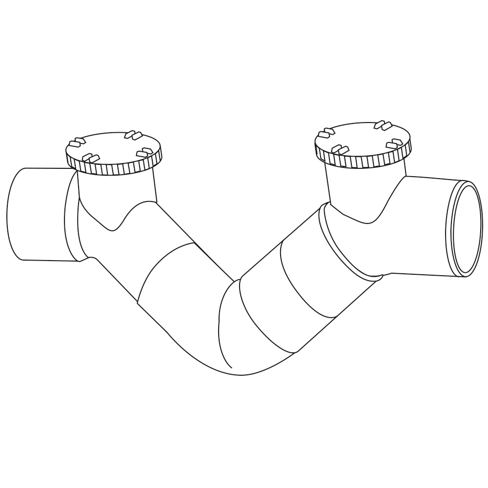 SIFONE FIRENZE +2 TAPPI ARANCIO - DIM 100