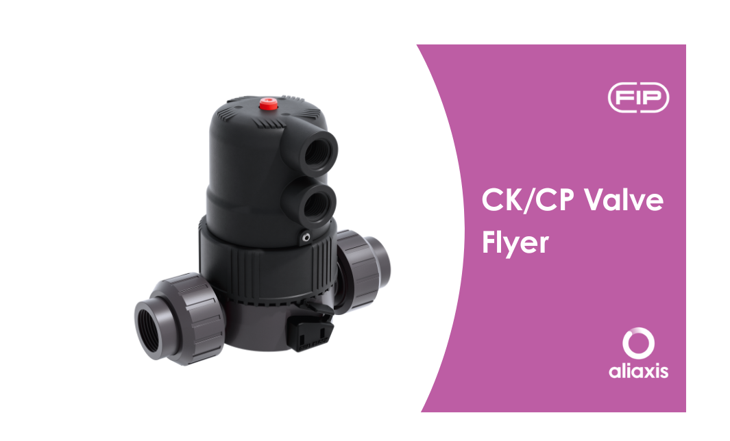 Leaflet CK/CP Compact diaphragm valve with pneumatic actuator Dialock series