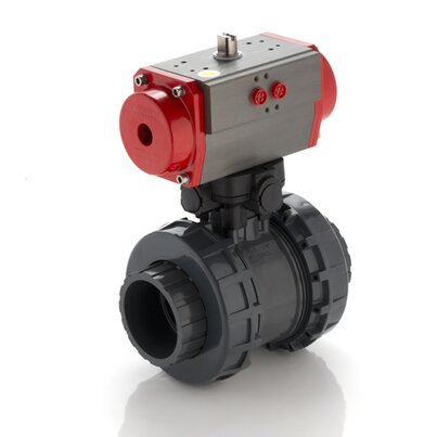 VXEFV/CP DA - pneumatically actuated Easyfit 2-way ball valve