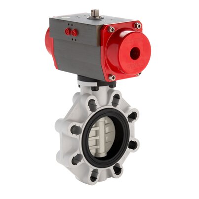 FKOM/CP DA - Pneumatically actuated butterfly valve DN 40:65