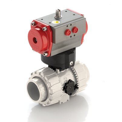 VKDOAM/CP DA - Valvola a sfera DUAL BLOCK® a comando pneumatico DN 10:50