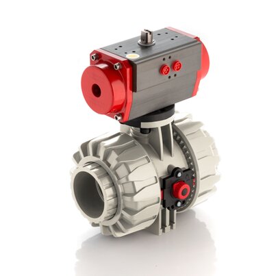 VKDOM - VKDOAM /CP NC - Valvola a sfera a 2 vie DUAL BLOCK® a comando pneumatico DN 65:100