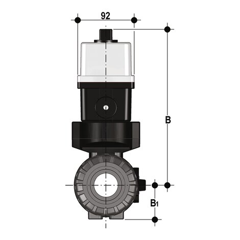 quote comuni - VALVOLA A SFERA A 2 VIE DUAL BLOCK® A COMANDO ELETTRICO