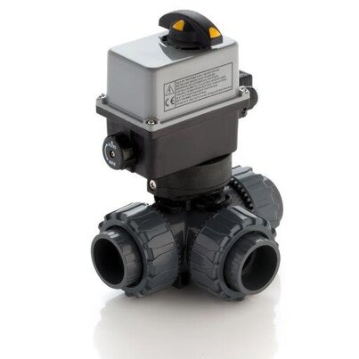 quote comuni - Valvola a sfera a 3 vie DUAL BLOCK® a comando elettrico DN 10:50