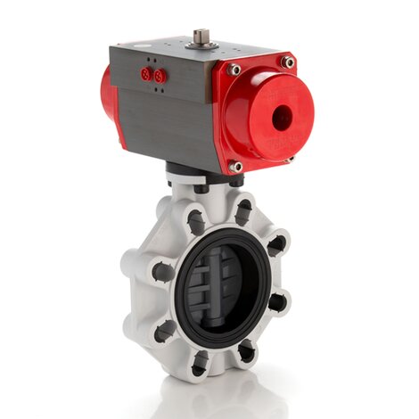 FKOV/CP NC LUG ISO-DIN - Pneumatically actuated butterfly valve DN 80:200