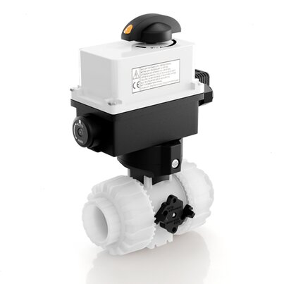 VKROAF/CE 24 V AC/DC 4-20 mA - Electrically actuated DUAL BLOCK® regulating ball valve DN 10:50