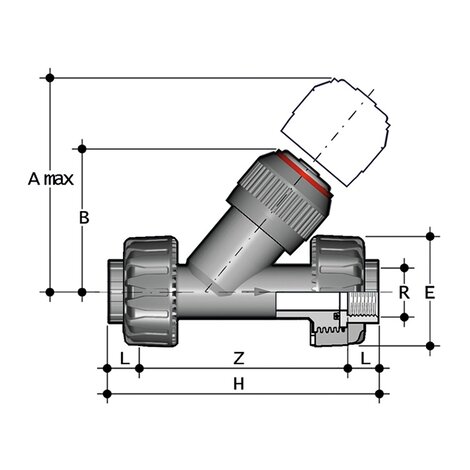VRUIM - VALVOLA DI RITEGNO SERIE VR DN 15:80