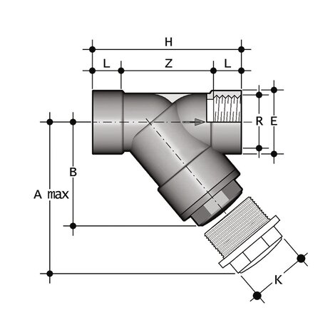 RVNT - Sediment strainer DN 10:100