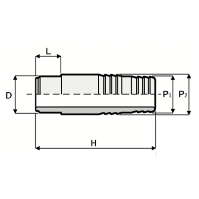 PO1 - Hose adaptor