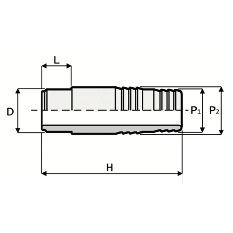 PO1 - Hose adaptor PO1 - Hose adaptor