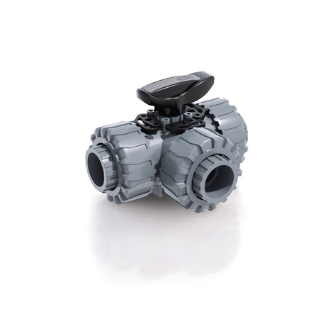LKDIA - Valvola a sfera a tre vie Dual Block® DN 10:50