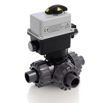 LKDDV/CE 90-240 V AC - Valvola a sfera a 3 vie DUAL BLOCK® a comando elettrico DN 10:50