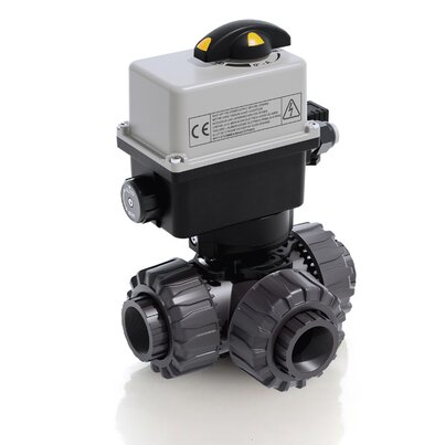 LKDFV/CE 24 V AC/DC - Valvola a sfera a 3 vie DUAL BLOCK® a comando elettrico DN 10:50