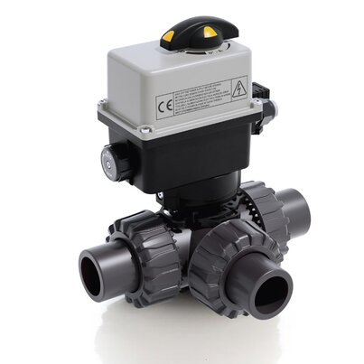 LKDJV/CE 90-240 V AC - Valvola a sfera a 3 vie DUAL BLOCK® a comando elettrico DN 10:50