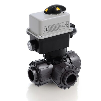LKDIV/CE 90-240 V AC - Valvola a sfera a 3 vie DUAL BLOCK® a comando elettrico DN 10:50