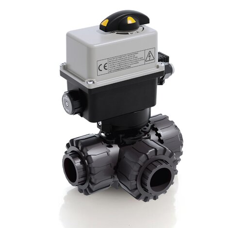 LKDIV/CE 90-240 V AC - Valvola a sfera a 3 vie DUAL BLOCK® a comando elettrico DN 10:50