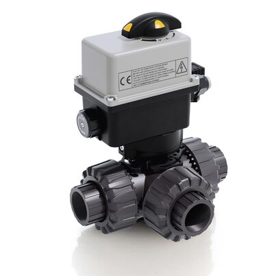 LKDNV/CE 90-240 V AC - Valvola a sfera a 3 vie DUAL BLOCK® a comando elettrico DN 10:50