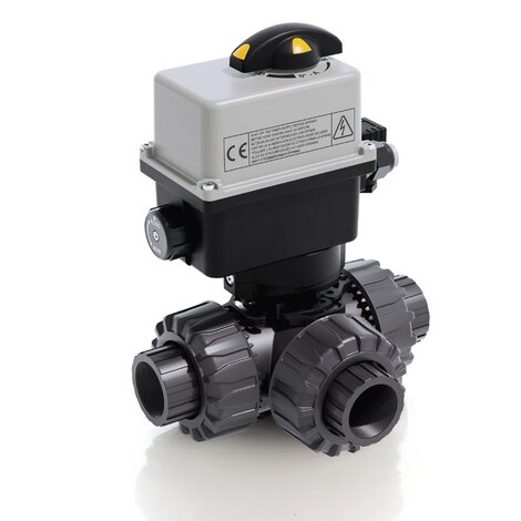 LKDNV/CE 90-240 V AC - Valvola a sfera a 3 vie DUAL BLOCK® a comando elettrico DN 10:50