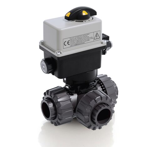 TKDAV/CE 90-240 V AC - Valvola a sfera a 3 vie DUAL BLOCK® a comando elettrico DN 10:50