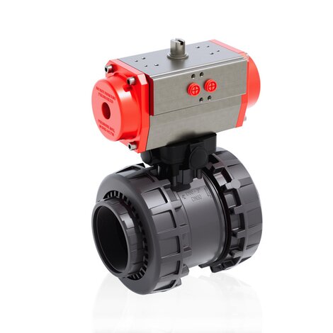 VXEFV/CP NO - pneumatically actuated Easyfit 2-way ball valve