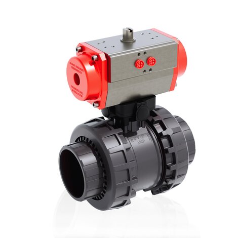 VXEIV/CP DA - valvola a sfera 2 vie Easyfit a comando pneumatico DN 65:100