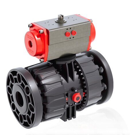 VKDOV - VKDOAV /CP DA - Pneumatically actuated ball valve DN 65:100
