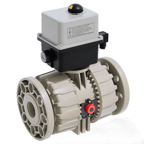 VKDOM - VKDOAM /CE 24 V AC/DC - Electrically actuated ball valve DN 65:100