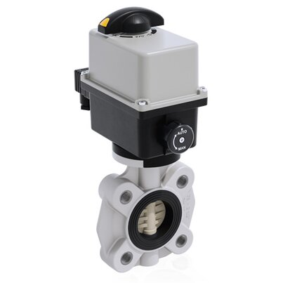 FKOM/CE 24V AC/DC LUG ANSI - Valvola a farfalla a comando elettrico DN 65:100