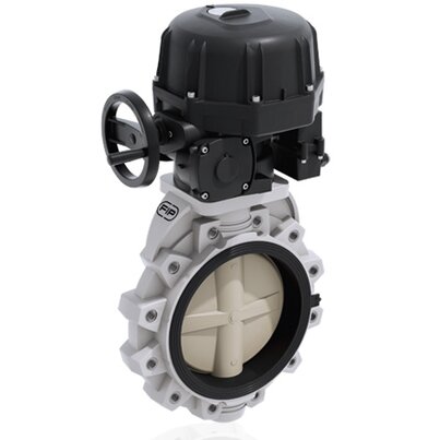 FKOM/CE 24V AC/DC LUG ANSI - Valvola a farfalla a comando elettrico DN 250:300