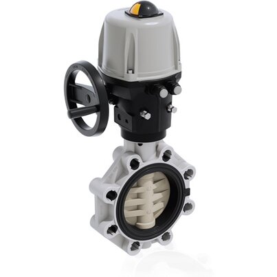 FKOM/CE 90-240V AC - Valvola a farfalla a comando elettrico DN 125:200