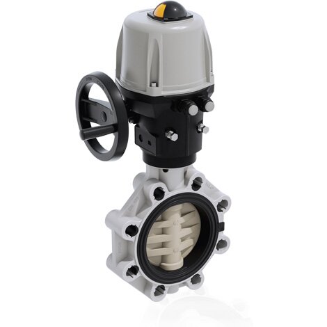 FKOM/CE 90-240V AC - Valvola a farfalla a comando elettrico DN 125:200