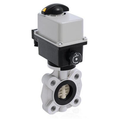 FKOM/CE 90-240V AC LUG ISO-DIN - Valvola a farfalla a comando elettrico DN 65:100