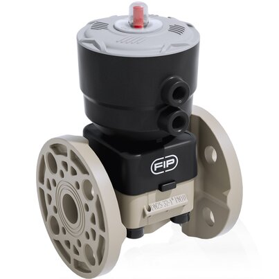 DKOAM/CP NO - Pneumatically actuated 2-way diaphragm valve PN 10 DN 15:65