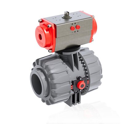 VKDAC/CP NO - Valvola a sfera a 2 vie DUAL BLOCK® a comando pneumatico DN 65:100