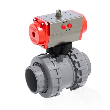 VXEIC/CP DA - valvola a sfera 2 vie Easyfit a comando pneumatico DN 65:100