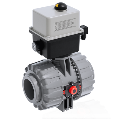 VKDAC/CE 24 V AC/DC - Valvola a sfera a 2 vie DUAL BLOCK® a comando elettrico DN 65:100