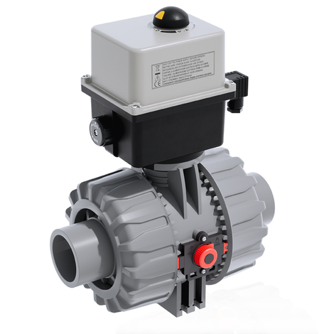 VKDDC/CE 24 V AC/DC - Electrically actuated ball valve DN 65:100