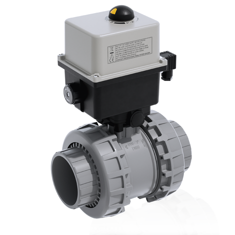 VXEIC/CE 24 V AC/DC - electrically actuated  EASYFIT 2-way ball valve