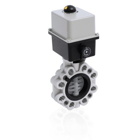 FKOC/CE 24V AC/DC LUG ISO-DIN - Electrically actuated butterfly valve DN 65:100