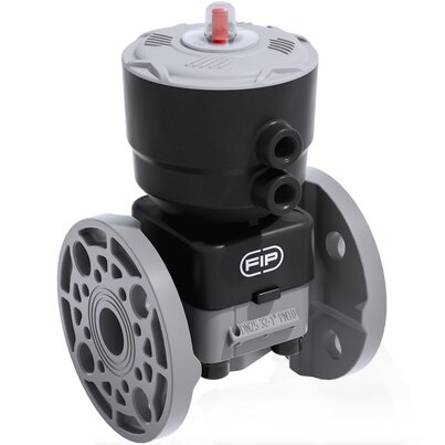 DKOAC/CP NC - Pneumatically actuated 2-way diaphragm valve PN 10 DN 15:65