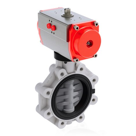 FKOC/CP DA LUG ANSI - Pneumatically actuated butterfly valve DN 80:200