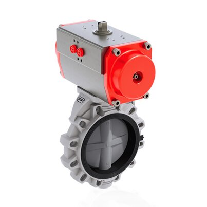 FKOC/CP NC - Pneumatically actuated butterfly valve DN 250:300