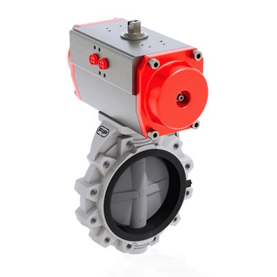 FKOC/CP NC LUG ANSI - Pneumatically actuated butterfly valve DN 250:300