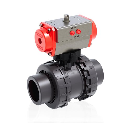 VXEJV/CP DA - valvola a sfera 2 vie Easyfit a comando pneumatico DN 65:100