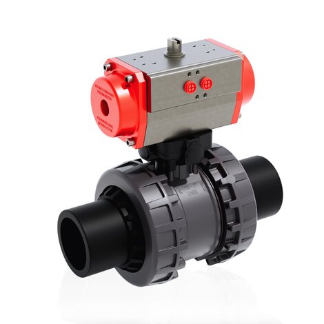 VXEBEV/CP NO - valvola a sfera 2 vie Easyfit a comando pneumatico DN 65:100